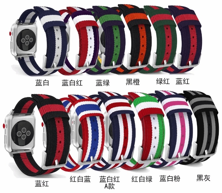 Nylon Belt for Iwatch Band Nylon Strap Smart Watch Strap Iwatch Belt