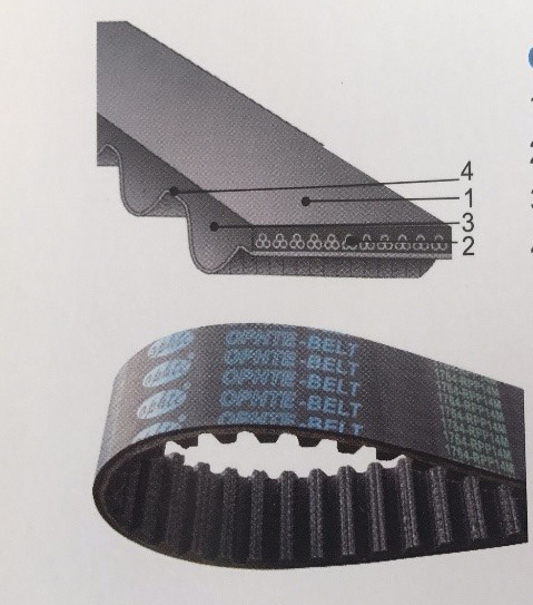 Oft Blue Tfl Automotive Timing Belts/Synchronus Belts/V Belts