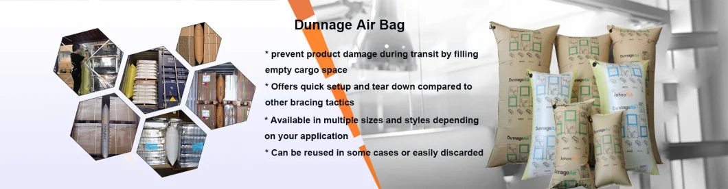 Quick Inflation/Deflation Paper Airbags Efficient Load Securing Solution for Cargo