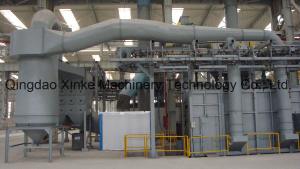 Hanger Pass-Through Shot Blasting Machine for LPG Gas Cylinder