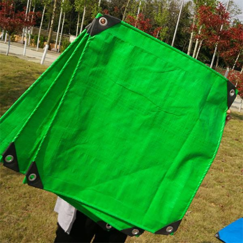 China Factory Woven Polypropylene Tarpaulin 150GSM Double Color Waterproof PE Tarpaulin