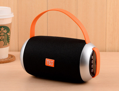 Outdoor Portable Powerful Fabric Bluetooth Speaker with Strap Handle