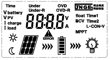 Boost Charge MPPT Charge Solar Charge Controller (JN-MPPT-B-60A-48V)