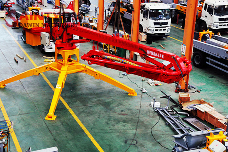15m Light Weight Trailer Mobile Concrete Placing Boom on Sale