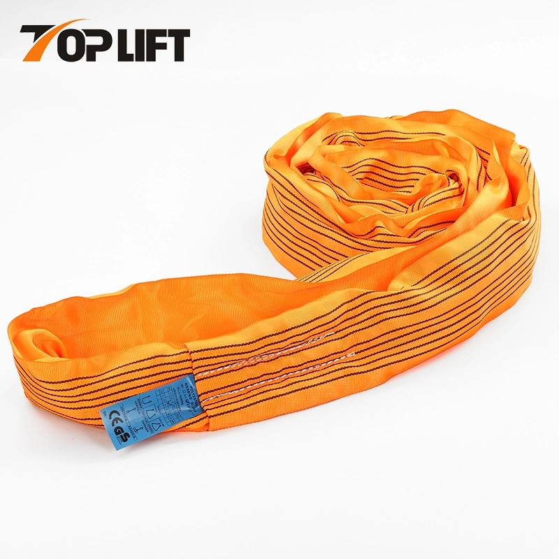 En1492-1 CE GS Approved 3t Duplex Polyester Flat Lifting Belt Webbing Sling