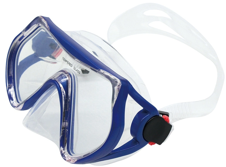   Snorkeling Diving Mask, Scuba Snorkeling Gear with Silicon Mouth Piece and Easy Adjustable Strap