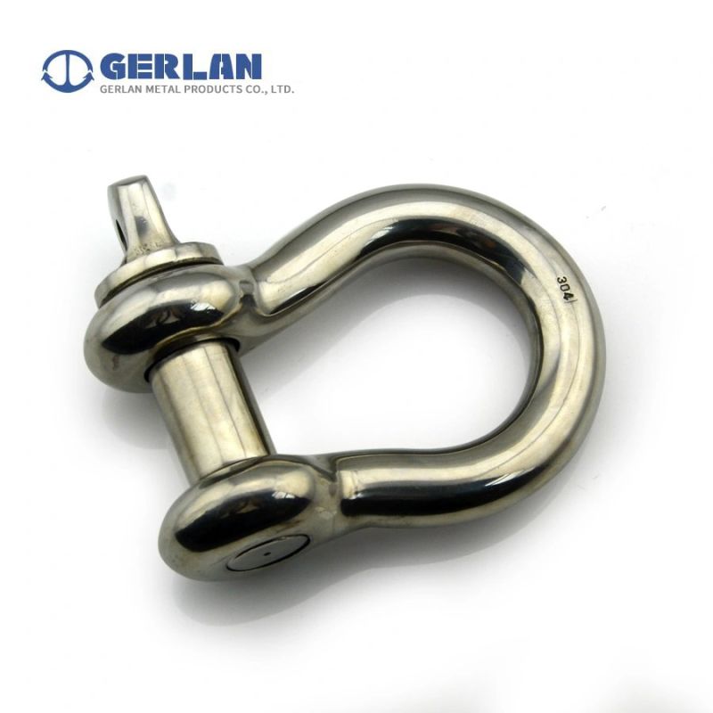 Rigging Polished Stainless Steel Us Type Screw Pin Anchor Bow Shackle