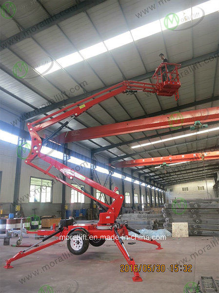 CE Approved Towable Trailer Boom Lift for Sale