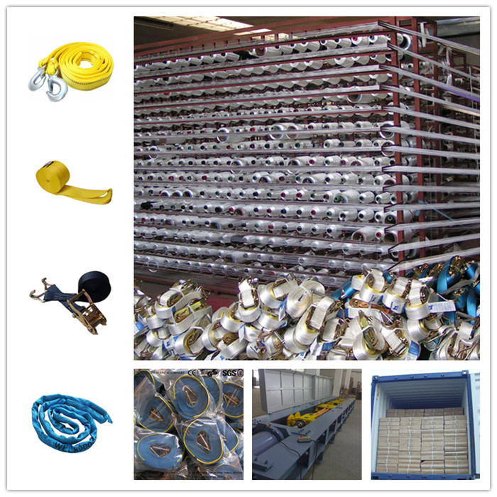 En1492-2 2ton 7 Times Slings Polyester Webbing Soft Round Sling
