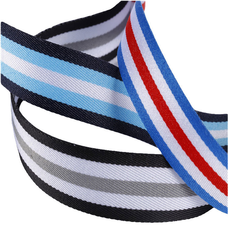 Enfung Custom Colourful Narrow Polyester Woven Elastic Webbing Tape