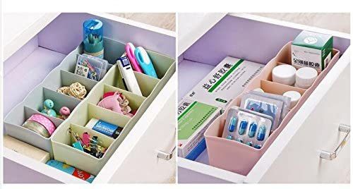 5 Cells Plastic Organizer Storage Box Used for Tie-up Bra Socks