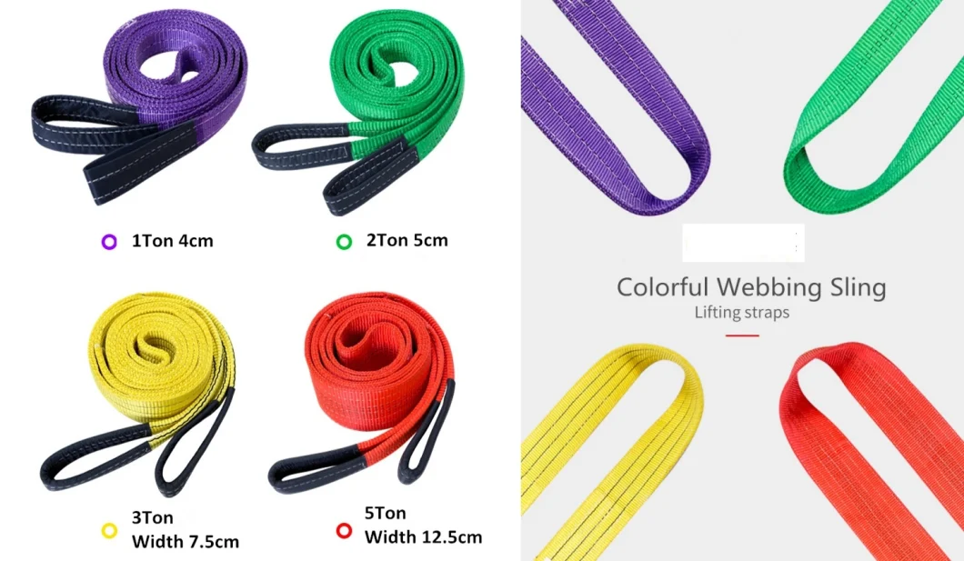 10 Ton Webbing Sling in Lifting Sling Webbing Sling