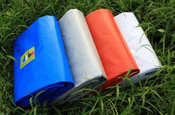 Woven Polypropylene Tarpaulin 150GSM Double Color Waterproof PE Tarpaulin