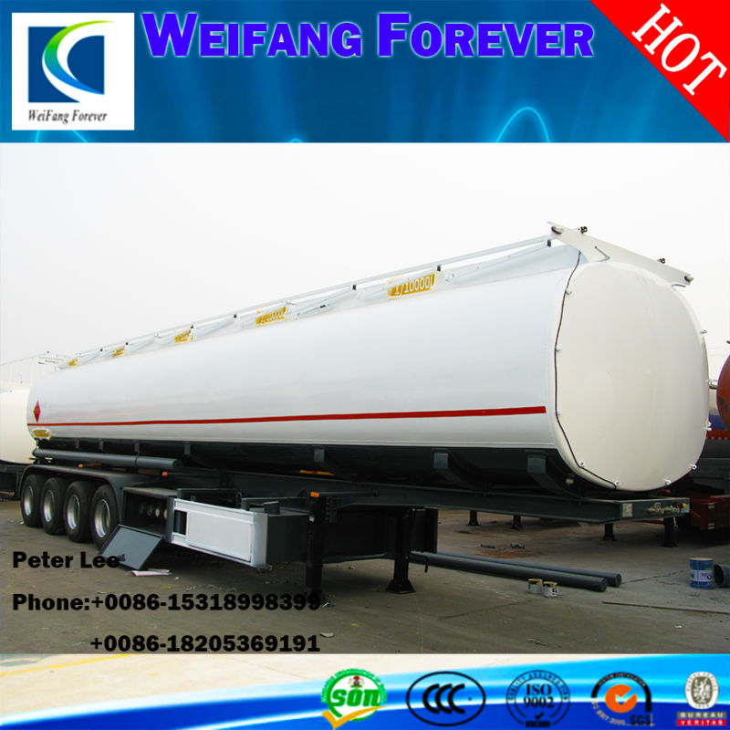Made in China Aluminium Alloy Oil/Fuel/Gasoline Oil Tank/Tanker Truck Trailer
