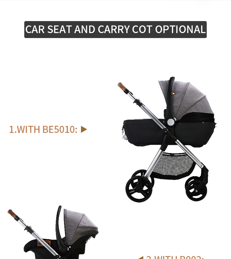 Aluminum Alloy Good Quality Lightweight Portable Folding Baby Stroller From China