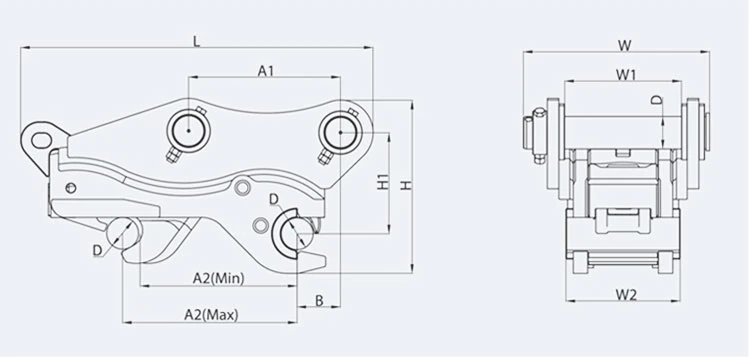 High Quality and Reasonable Price Quick Coupler Link Hitch Made in China for Excavator