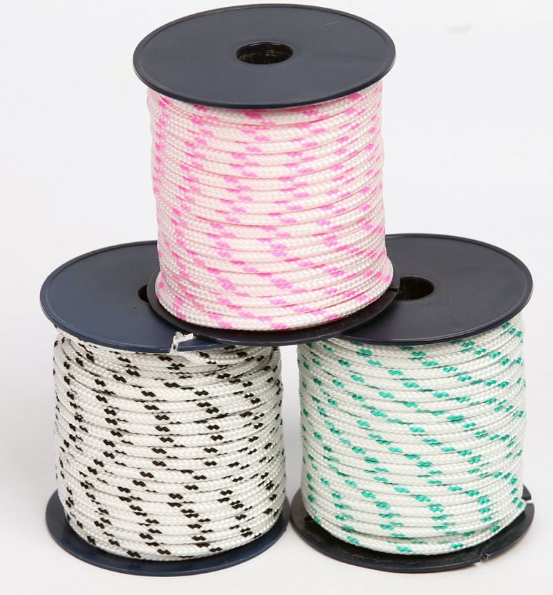 3/8 Inch Double Braided Polyester Rope with Eye Loop Nylon Polyester Rope