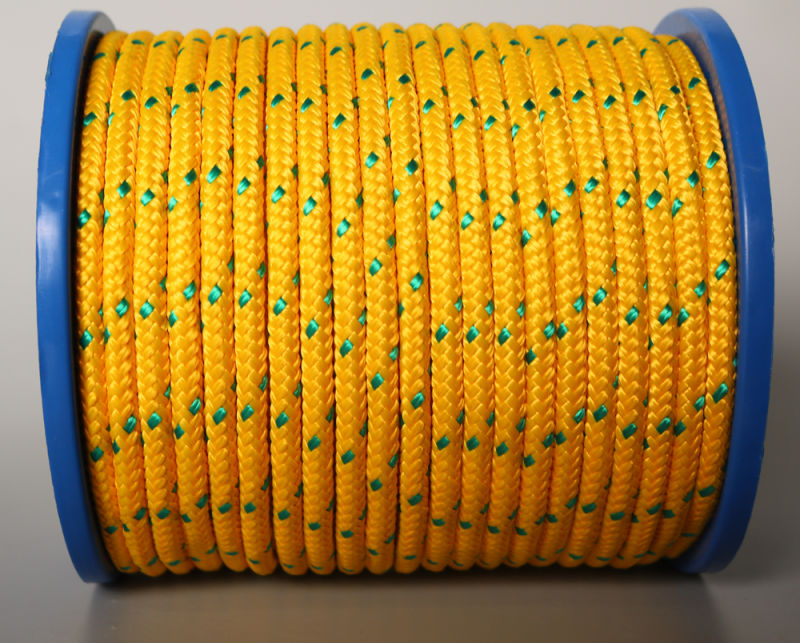 3/8 Inch Double Braided Polyester Rope with Eye Loop Nylon Polyester Rope