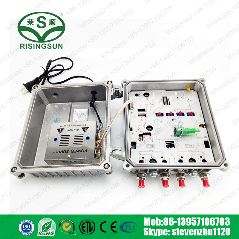 CATV Fiber Optical 4 Way/Ports Receiver/Receptor/Nodo/Node
