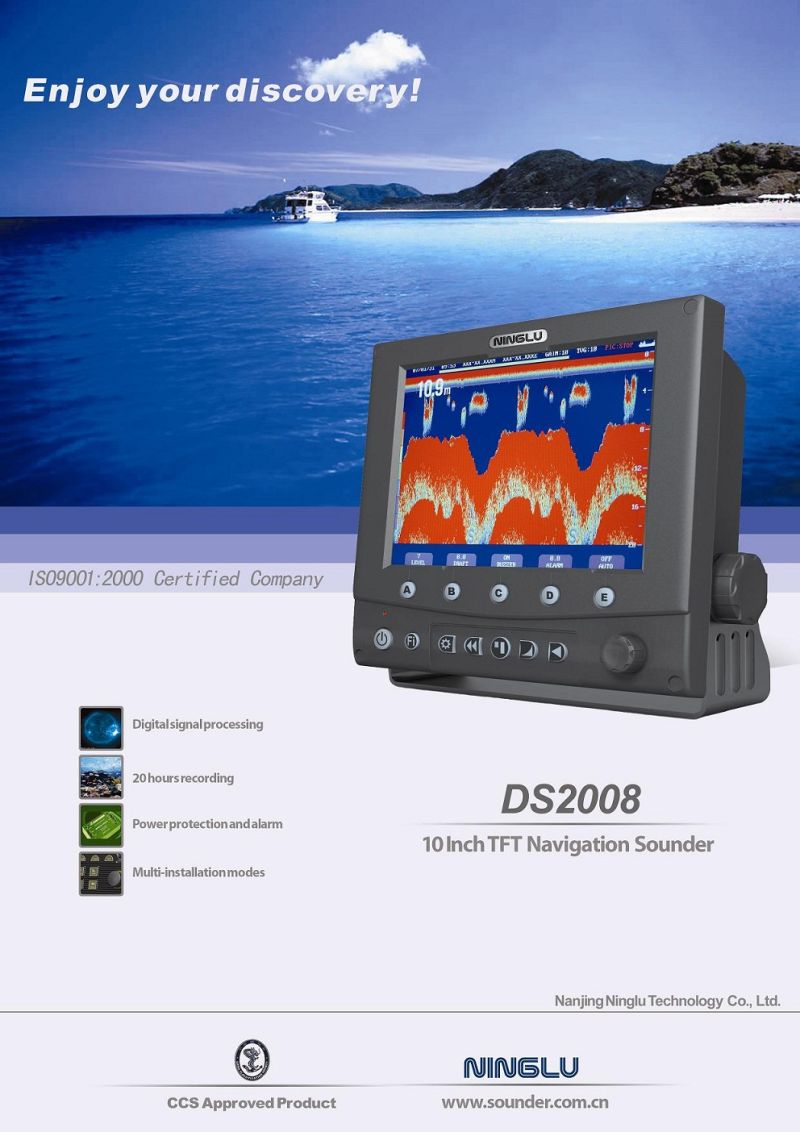 Marine Navigational Echo Sounder Ds2008/2028/2020 with CCS Approval