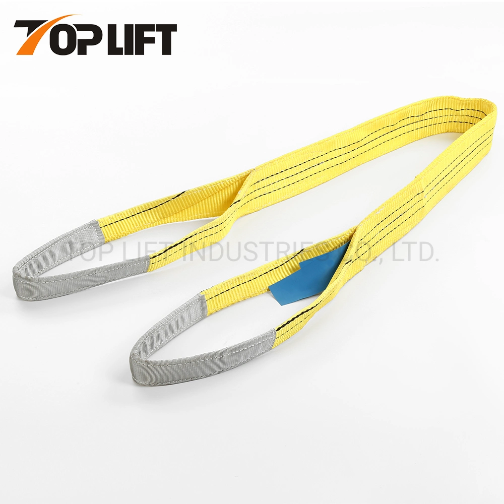 En1492-1 CE GS Approved 3t Duplex Polyester Flat Lifting Belt Webbing Sling