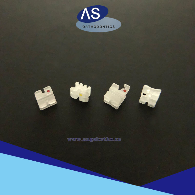 Orthodontic Slot Base Ceramic 022 Brackets with No Hook/3 Hook/345 Hook