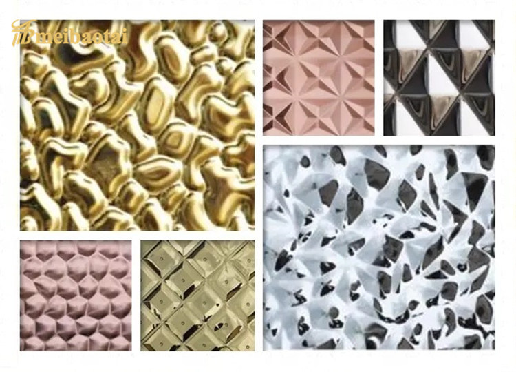 Decorative Stamped Metal Sheets Decorative 3D Wall Panels