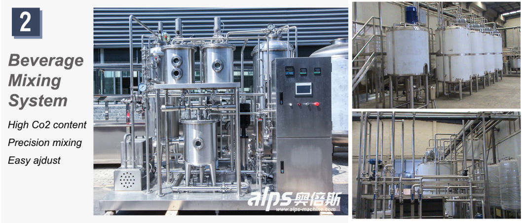 Factory Price Pet Bottle Automatic Soft Drinks Making/CSD Carbonated Soft Drinks Making Machine/ Carbonated Drink Line