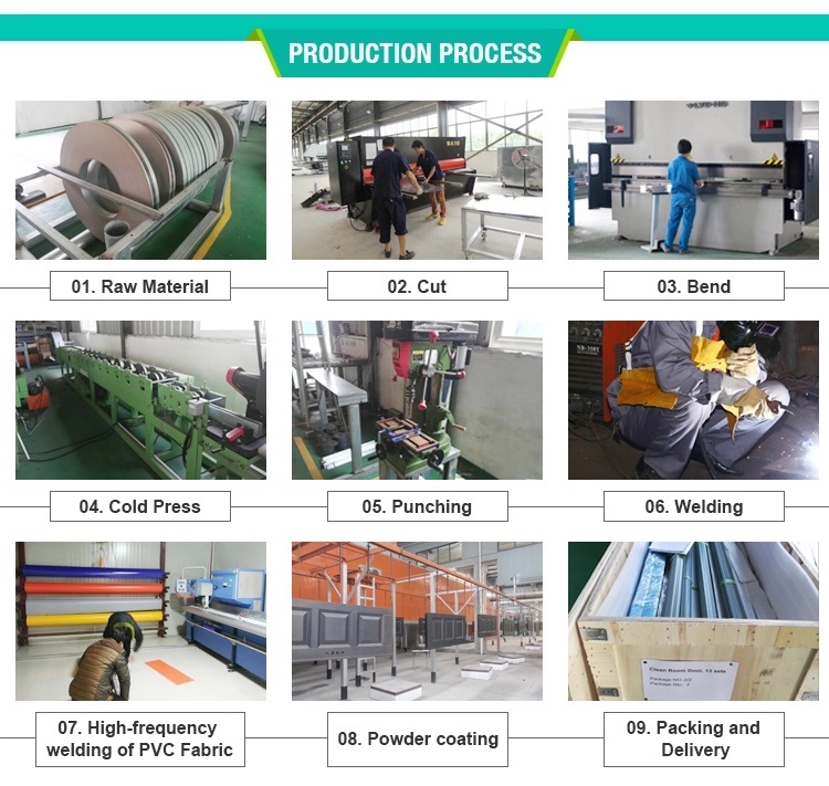 Automatic Airtight Rapid Rolling Door for Farm