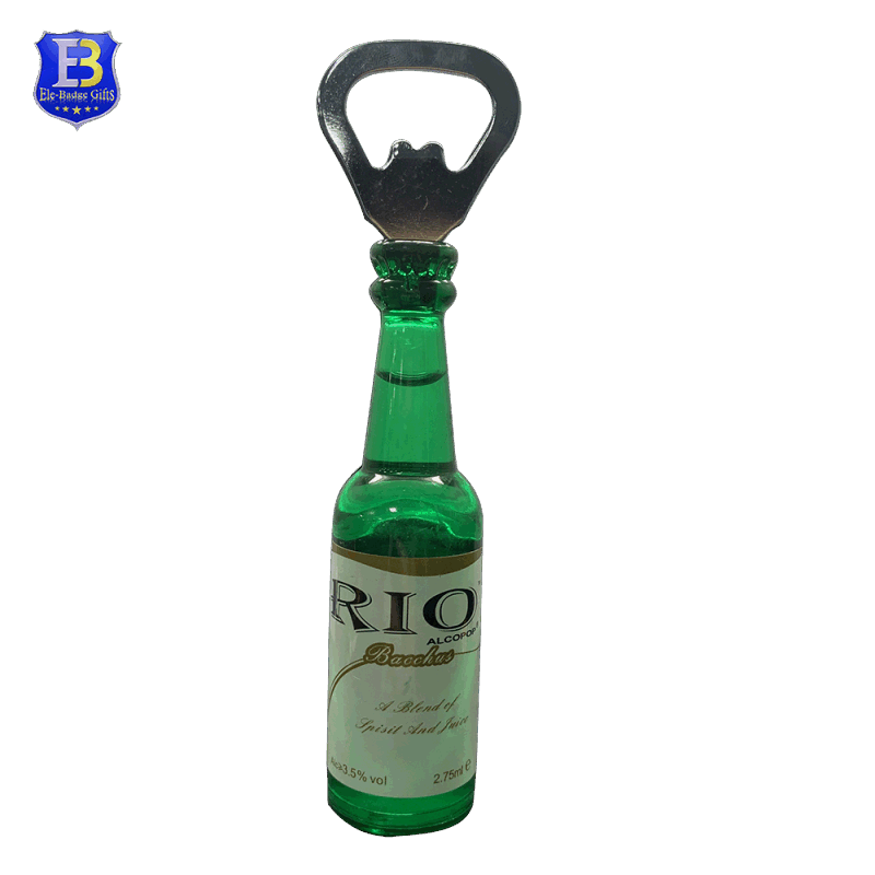 Beer Bottle Shape Liquid Filled Beer Bottle Opener