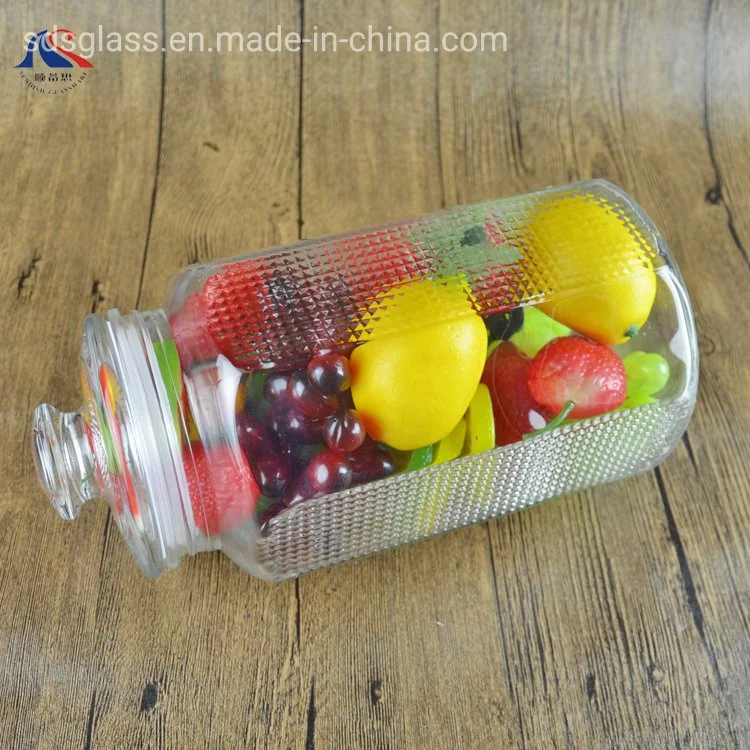Large Capacity 3000ml Bottle Airtight Storage Glass Jars