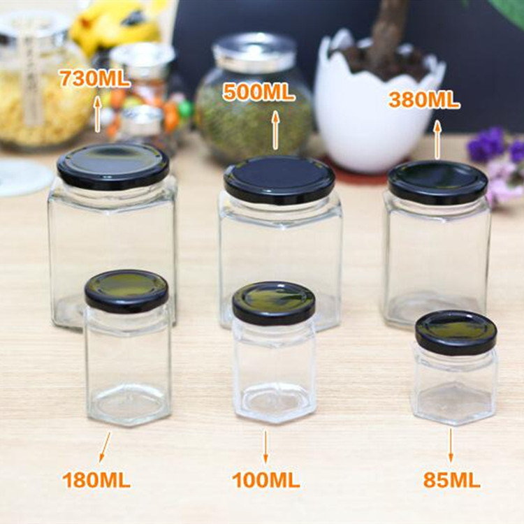 Wholesale Honey Glass Jar with Metal Lid for Sale