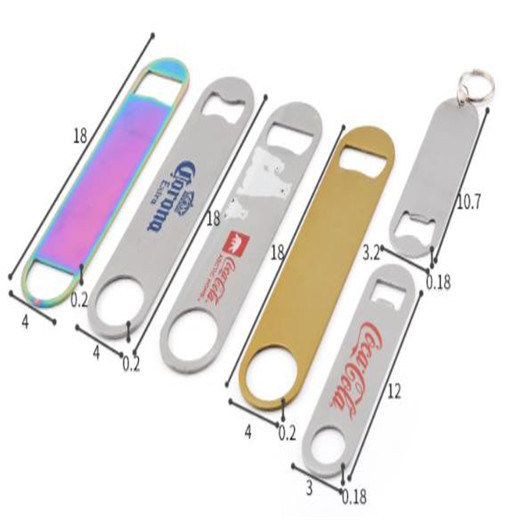 Stainless Steel Bottle Opener Beer Bottle Opener with Key Chain