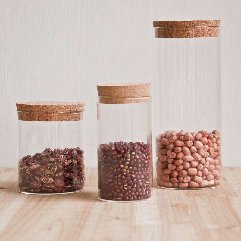 Glass Jar, Food Jar, Kitchenware Storage Can with Hermetic Seal