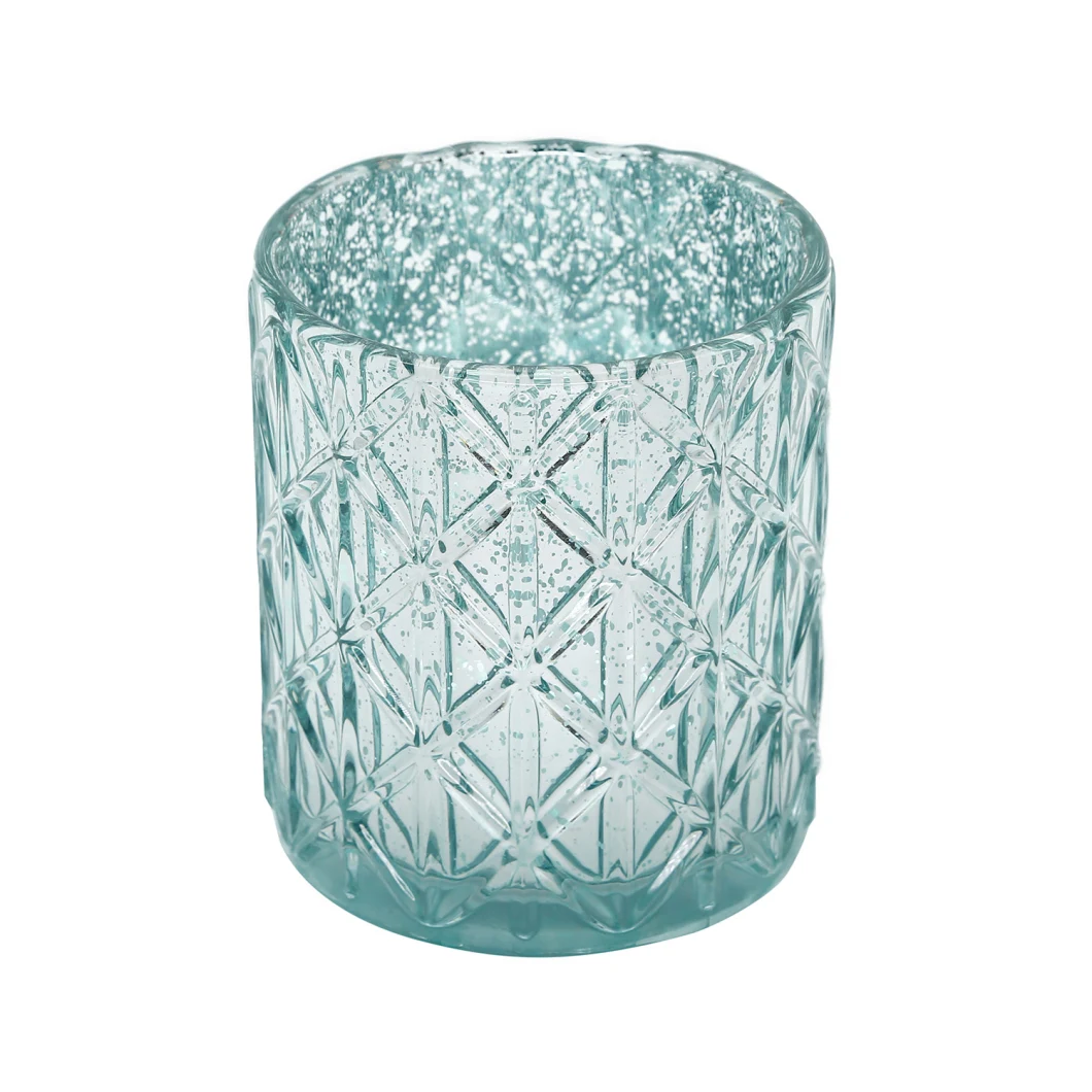 Glassware Glass Jar Hexagonal Glass Jar with Metal Any Color Lid Glass Jar