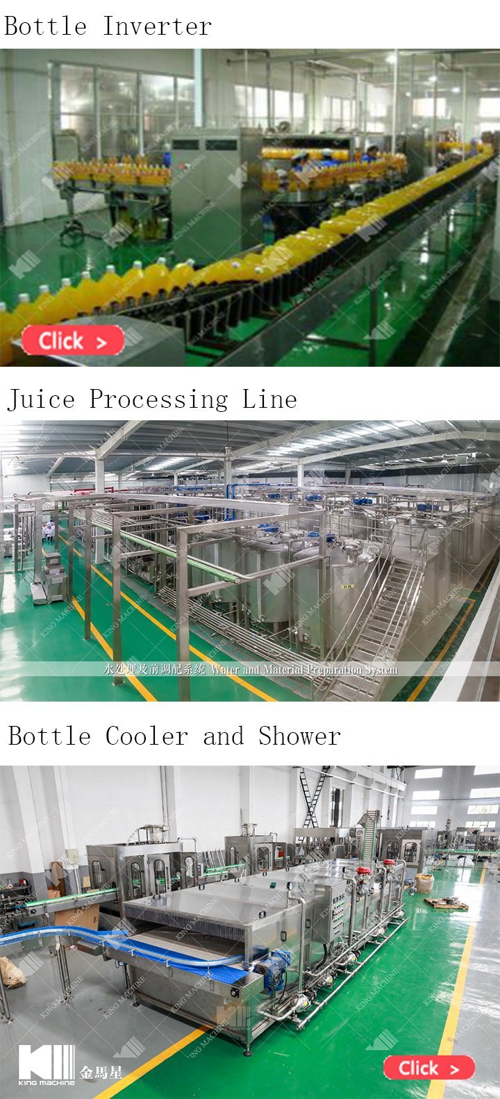 Bottled Orange / Mango Juice Producing Equipment