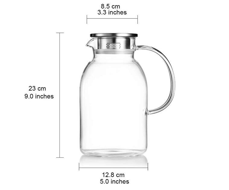 Borosilicate Glass Water Pitcher