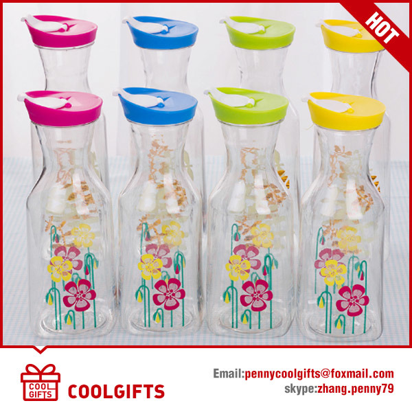 Hot Sell Cheap 1175ml PC Plastic Juice Jug, Wine Bottle