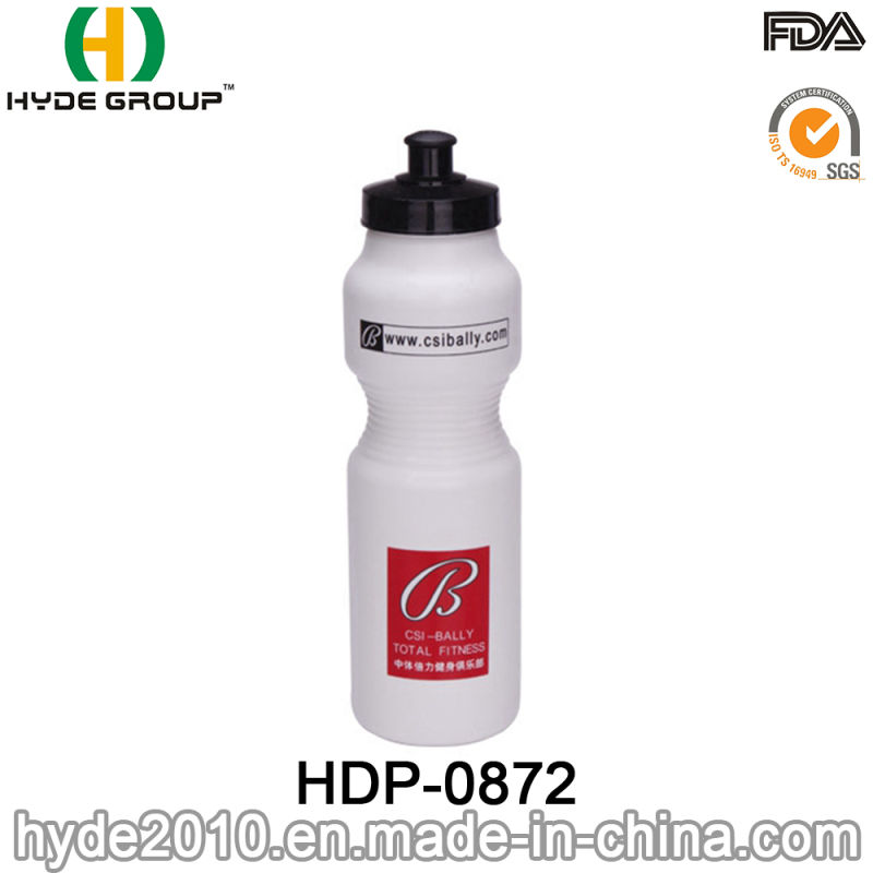 Plastic Sports Water Bottle Outdoor PE Drinking Water Bottle (HDP-0872)