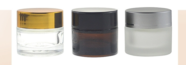 120ml Small Cream Glass Jar for Glass Cosmetic Jar with Lid
