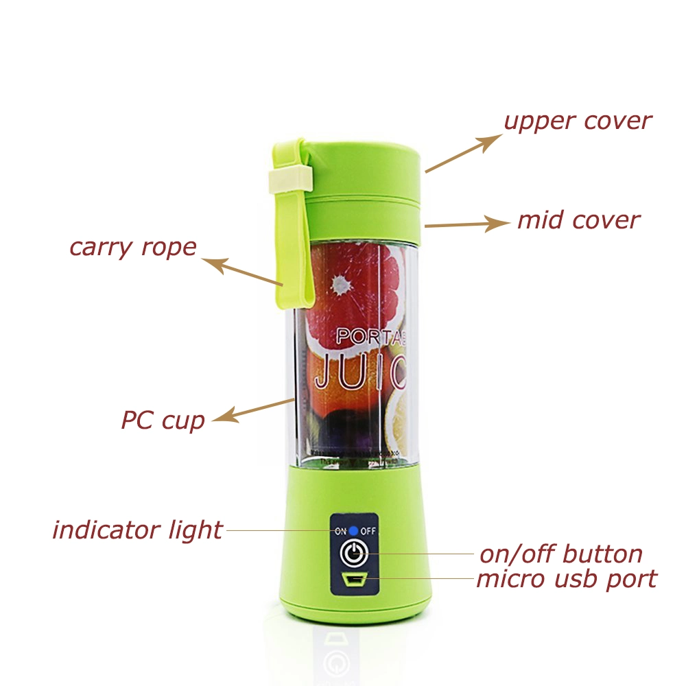 Portable Juice Bottles Joyshaker Travel Blender USB Rechargeable