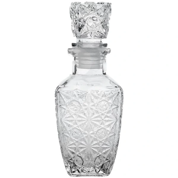 Glass Whiskey Decanter 250ml Crystal Bottle Wine Carafe 500ml