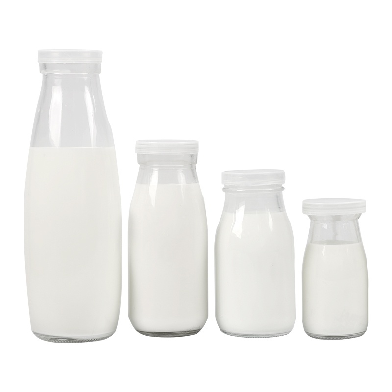 Manufacturer Certificated Various Specifications Glass Milk Bottle for Sale