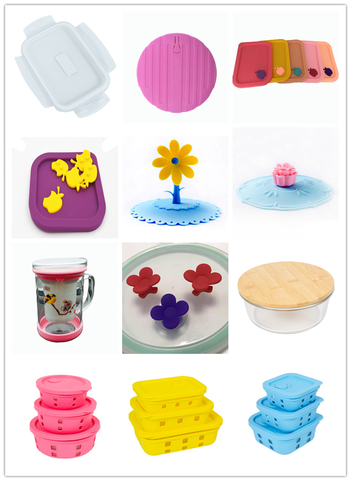 Airtight Food Storage Covers Various Sizes Seal Stretchable Silicone Lids