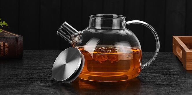 Nordic Eroupean Design Glass Kettle Water Pitcher Glass Tea Pot