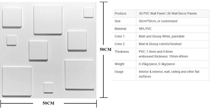 Fiber Decorative 3D Wall Panel Mold 3D Panels Decorative Manufacture in China