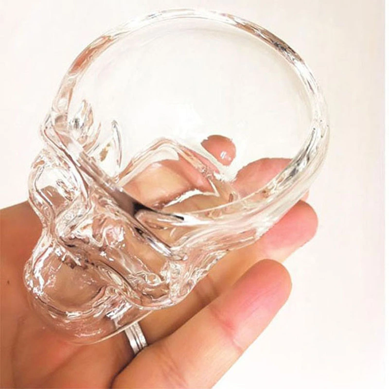 Skull Design Glass Cup Ceative Whisky and Liquor Mug