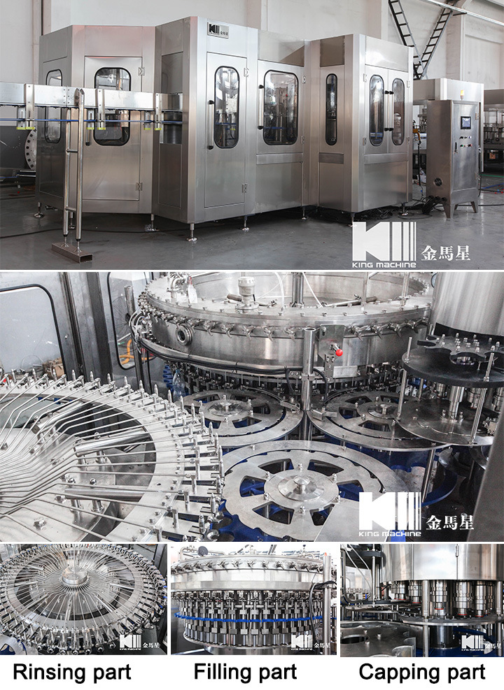 Best Price Glass Bottle Gas Water Filling and Capping Machine