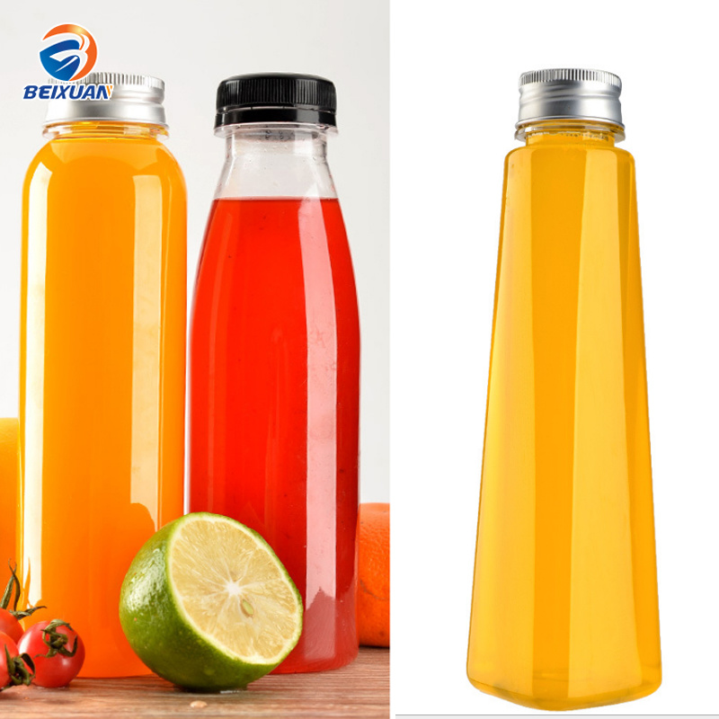 Wholesale Pet Plastic Beverage Bottles Disposable Juice Bottles