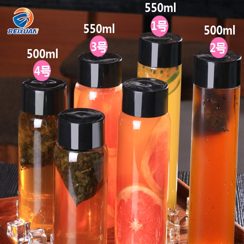 Cold Brewing Tea Voss Plastic Bottle Milk Tea Juice Bottle Pet Bottle